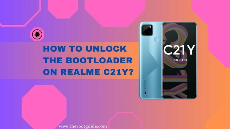 How To Unlock The Bootloader On Realme C21Y With PC?